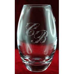 Vase Ovale Monogrammé