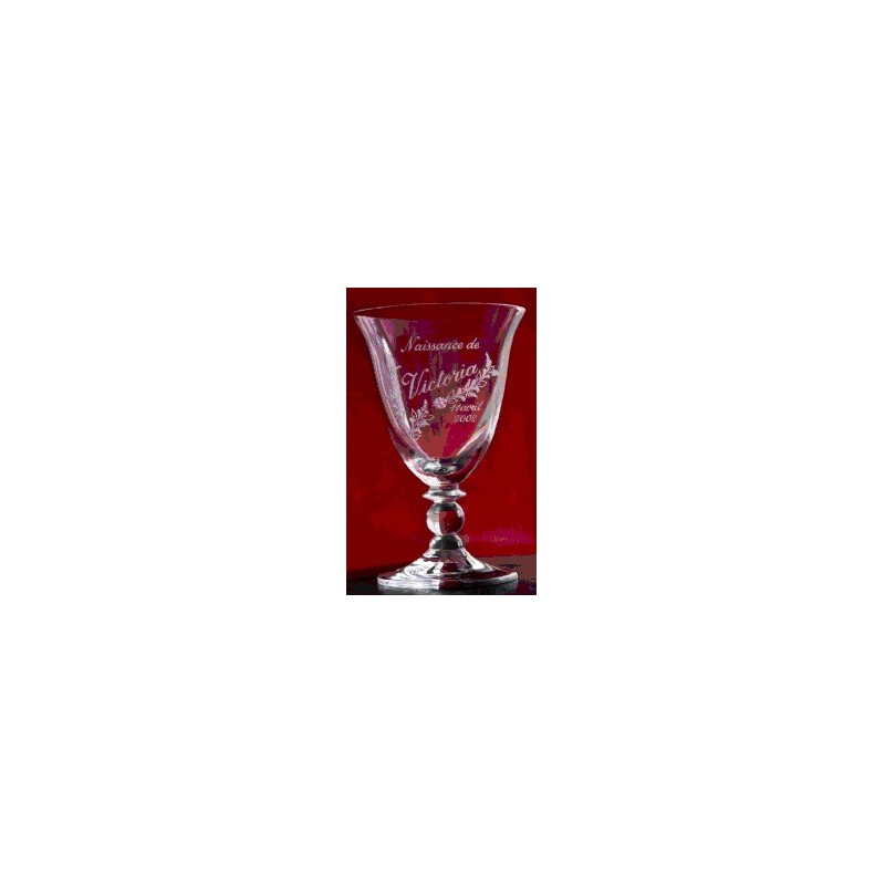 Verre de Naissance Gravé "Chambord"